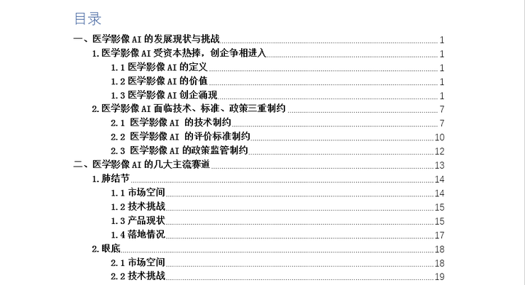 百位医疗AI专家推荐，雷锋网「AI投研邦」正式发布 《医学影像 AI 行业研究报告》