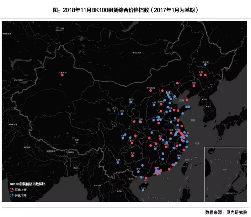 房价跌幅扩散，11月主要城市数据详解