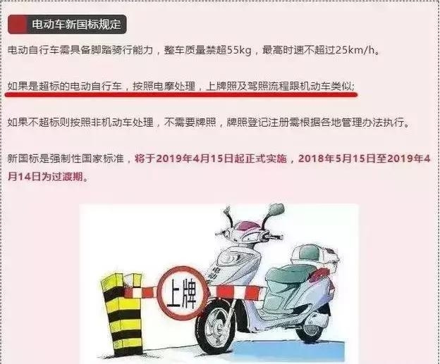 超标电动车不能上路？权威解读来啦！