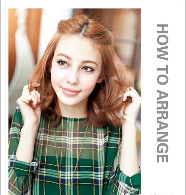 中短发发型扎法,甜美扎发,漂亮女人都爱!