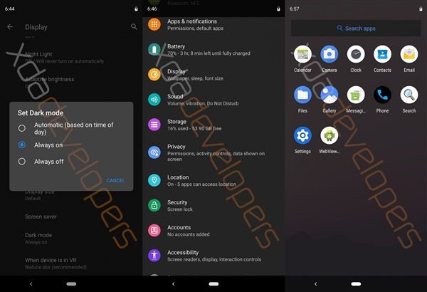 Android Q测试版上手体验:全局夜间模式到来、权限管理细致入微
