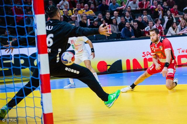 手球的守门员基本技术包括基本姿势、位置选择、移动和挡球等