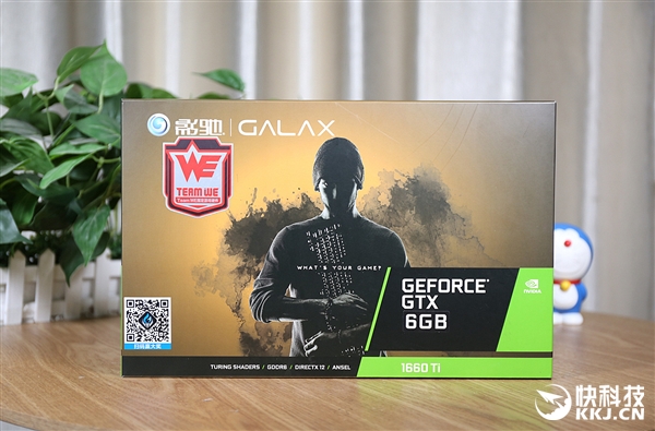 影驰GTX 1660 Ti大将显卡拆解图赏：蓝色风扇夺目