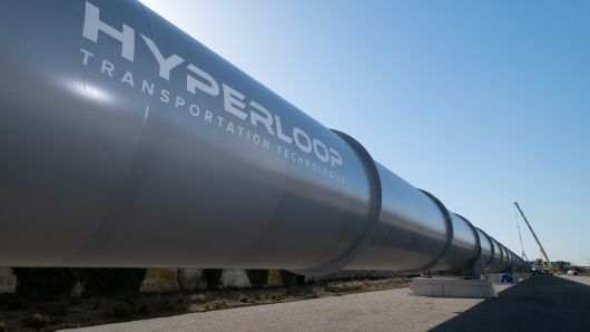 超级高铁HTT首批测试照片曝光