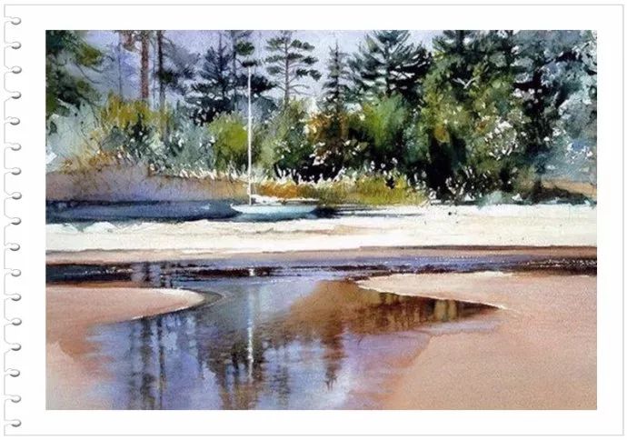 如梦如景--美国画家NitaEngle水彩画