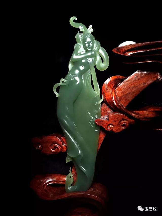 飞天神女,这才是和田玉中的女神们!