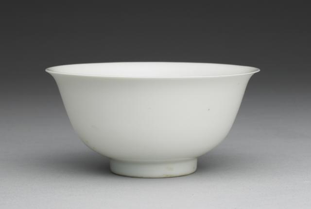 永乐官窑甜白釉茶钟,茶器中的珍品