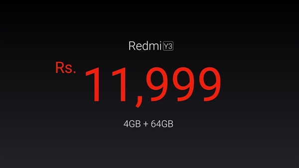 红米Y3发布:前置3200万像素+AI美颜