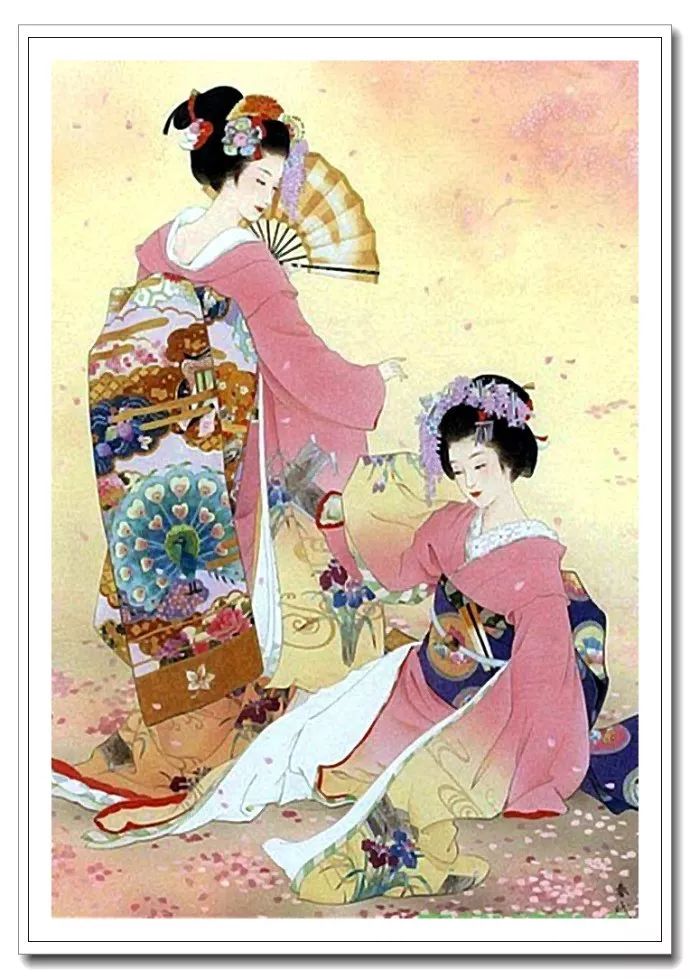 《美人绘》--森田春代日本仕女画 《美人绘》--日本画家森田春代日本仕女画作品赏析