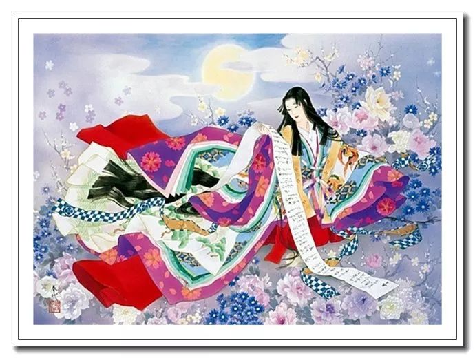 《美人绘》--森田春代日本仕女画 《美人绘》--日本画家森田春代日本仕女画作品赏析