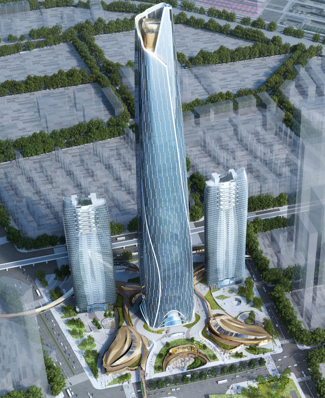 周大福金融中心效果图 周大福金融中心效果图