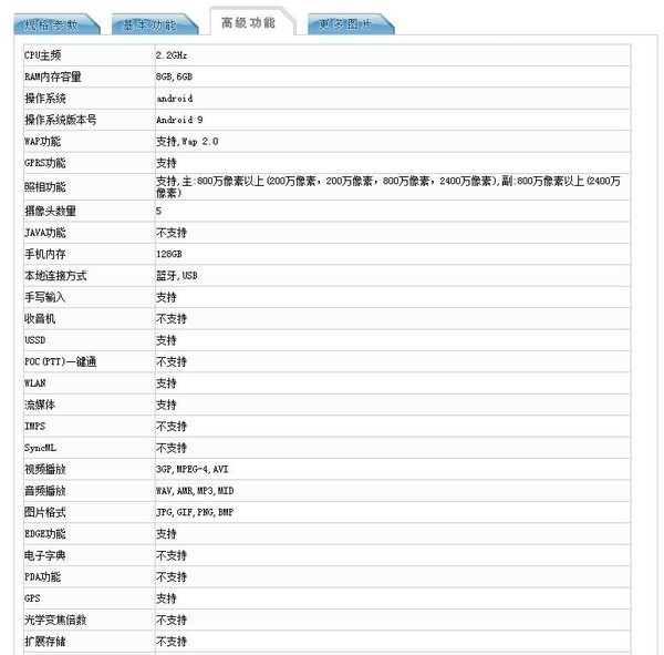 华为nova 5i工信部照片放出 挖孔全面屏/后置四摄像头