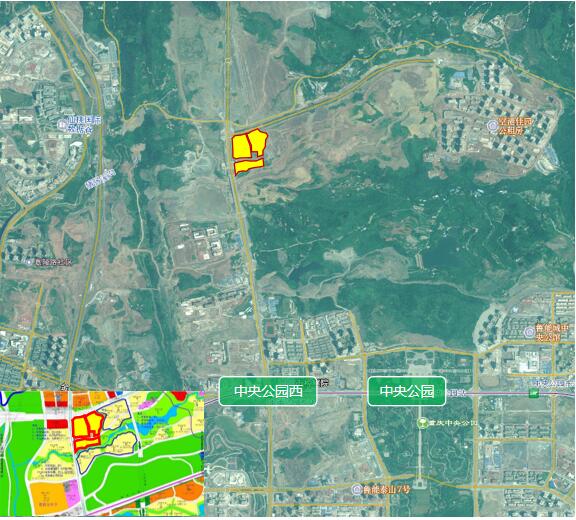 龙湖 平安23.25亿元包揽中央公园两宗地 中骏 弘阳首进北碚歇马