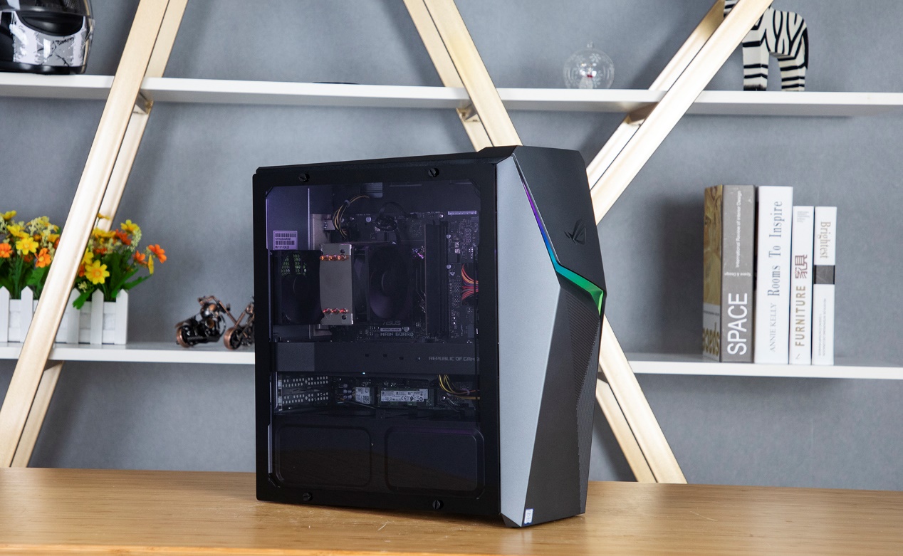 双侧板可更换rog strix gl10cs信仰游戏主机图赏