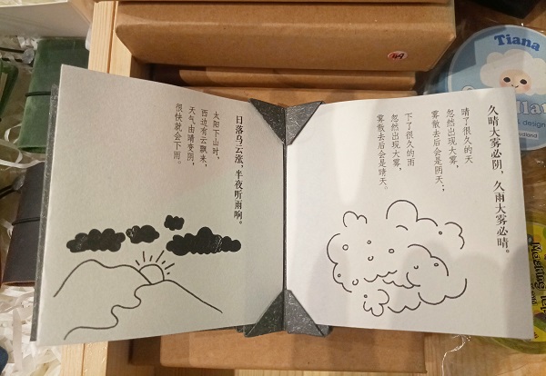 Emily的手折插页书