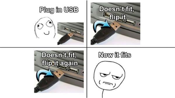 USB接口最初为何不能正反插？成本贵了一倍