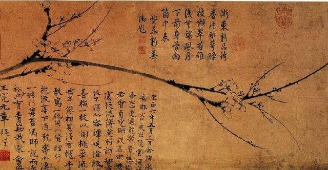 画梅一绝,清代小说家吴敬梓心中的完美人物-元代画家王冕