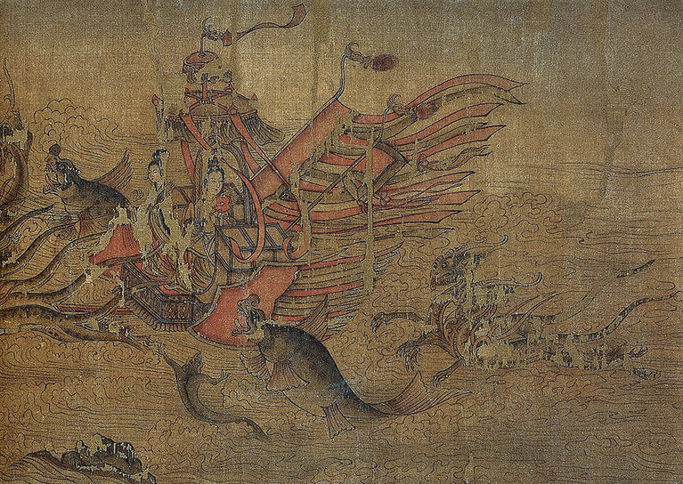 东晋 顾恺之 洛神赋图(宋摹本) 局部之二