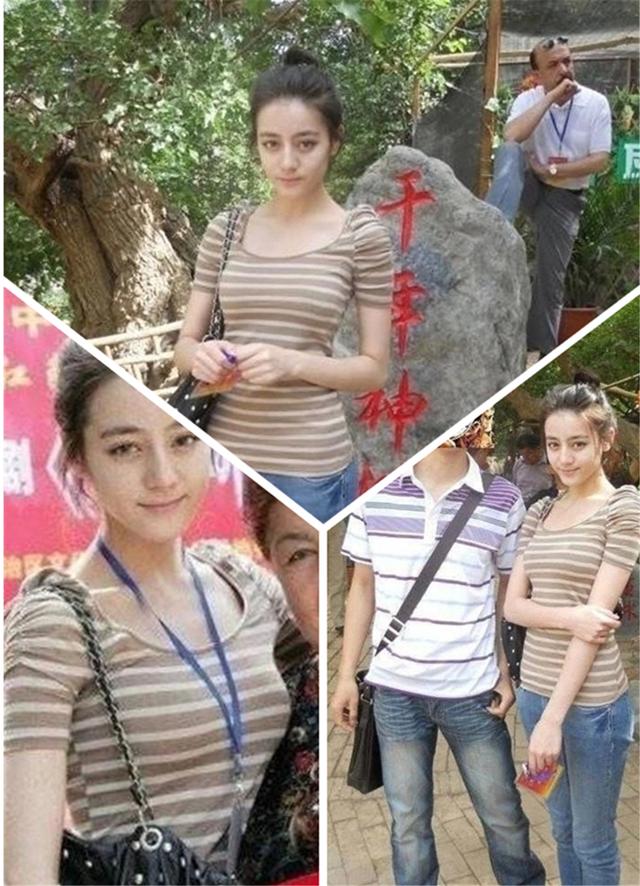 这才叫从小美到大迪丽热巴早年照片曝光竟被当成明星请求合影