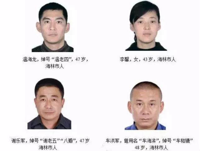 亚布力警方悬赏征集"温老四""谢老五"涉恶势力团伙违法犯罪线索
