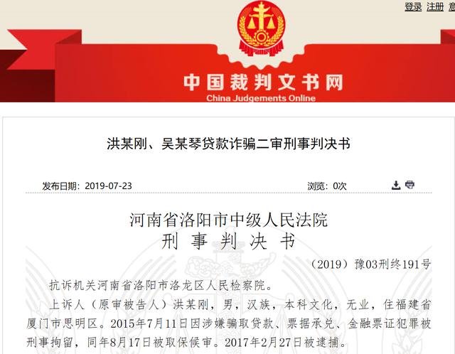 他2万买下皮包公司，骗洛阳银行1.26亿贷款，七旬老母欠款8亿