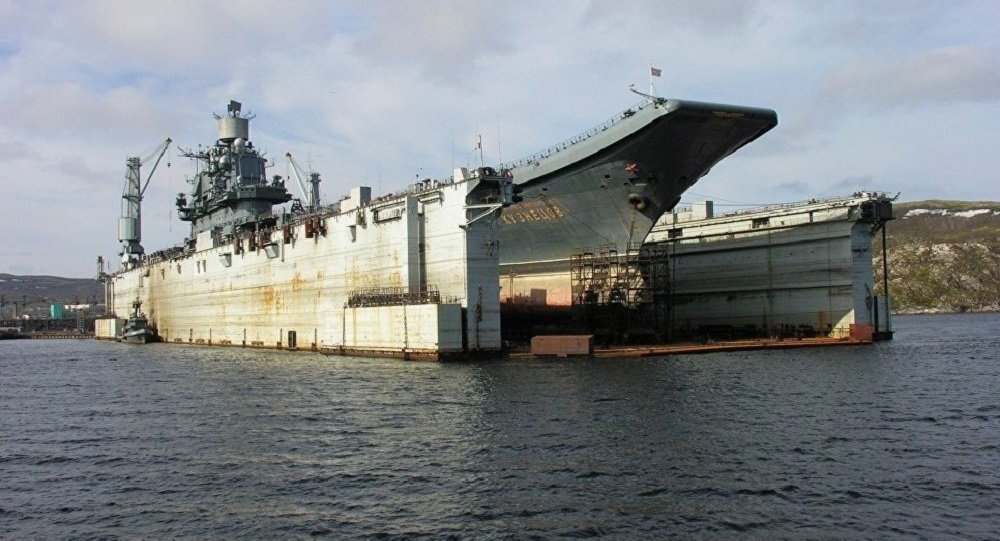 俄罗斯PD-50浮船坞沉没事故造成52处损坏，维修需要107万美元