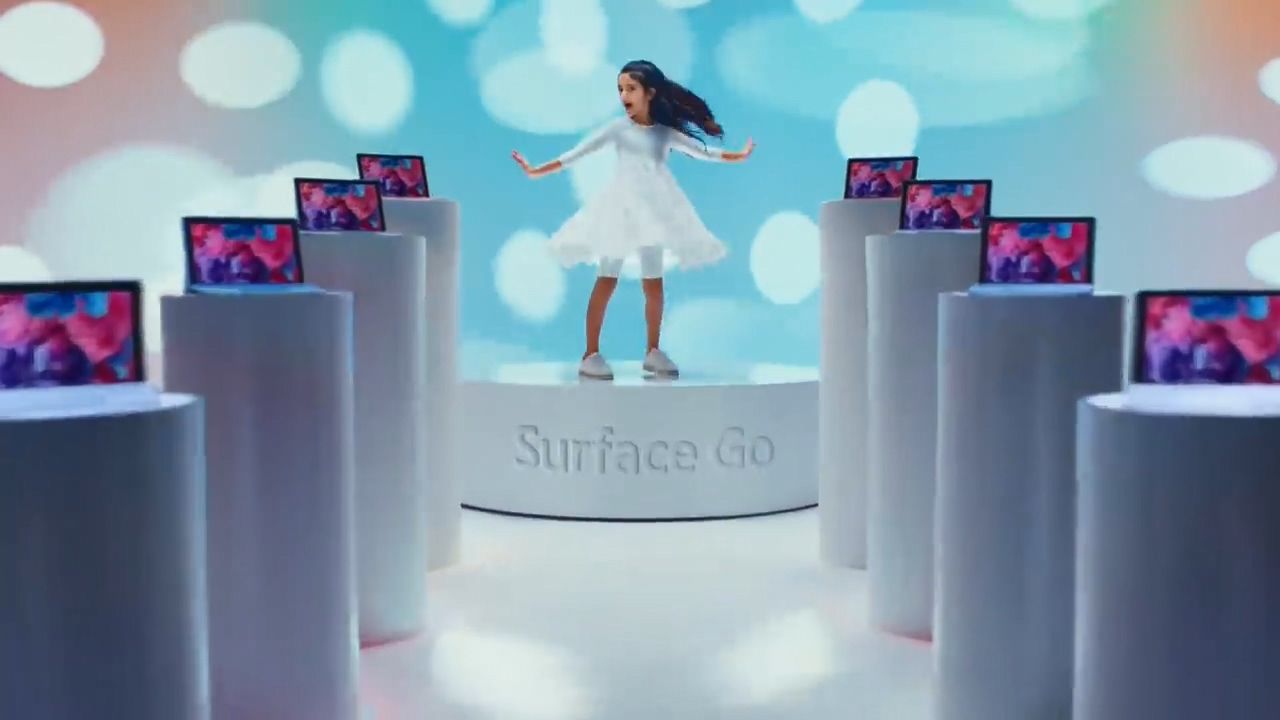 微软Surface Go新广告嘲笑iPad不是电脑