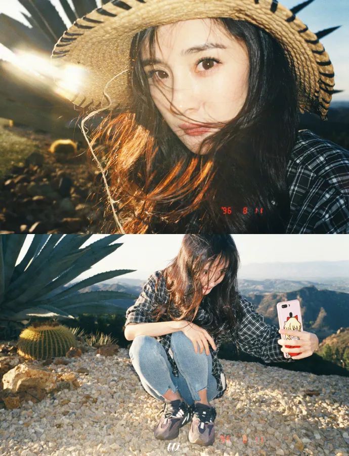 杨幂新写真美出天际，但疑似抄袭张柏芝？