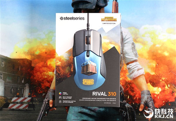 赛睿PUBG定制鼠标套装开箱图赏：空投箱在手