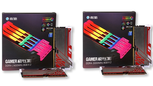 影驰GAMER极光幻影内存迎最美时刻：四大品牌主板全同步