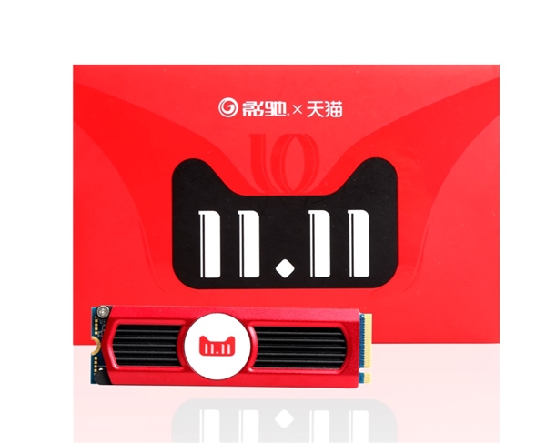 影驰烎M.2 512GB SSD天猫开卖：799元飙到1.6GB/s