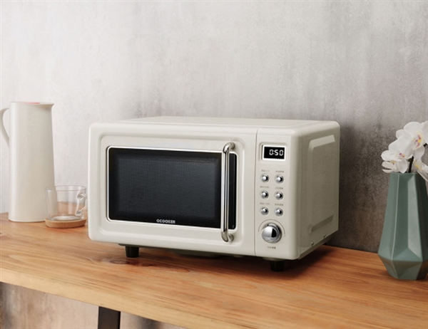 小米有品微波炉回归众筹价:复古机械按钮设计