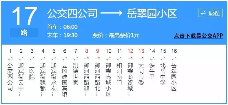 大同最全公交车运行线路,内含部分变动信息!