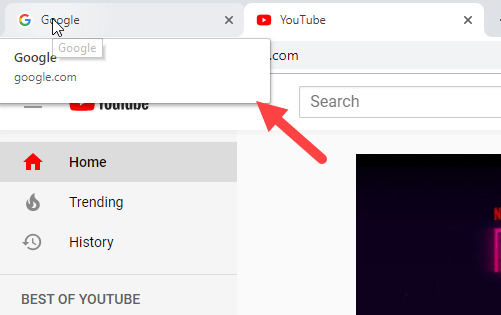 谷歌在Chrome 73中测试标签悬停卡！