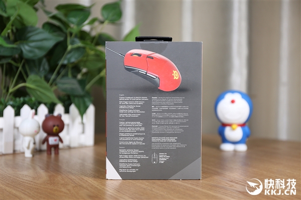 赛睿Sensei 310 Glossy Red火星红开箱图赏：鲜红夺目