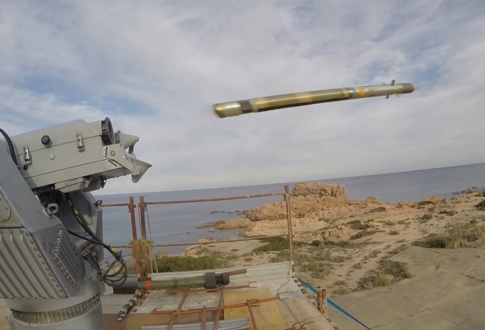 欧洲导弹集团展示米斯特拉尔导弹的反水面作战能力