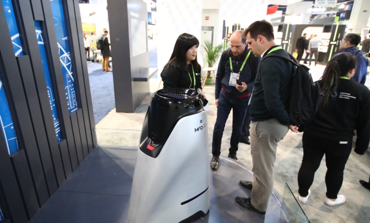 美团首次展现无人配送链条，发布末端配送机器人 | CES 2019