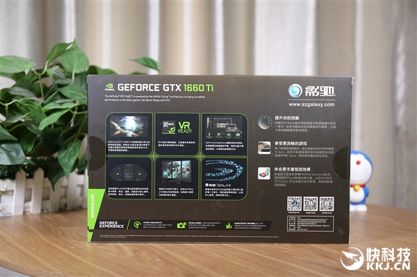 影驰GTX 1660 Ti大将显卡拆解图赏：蓝色风扇夺目