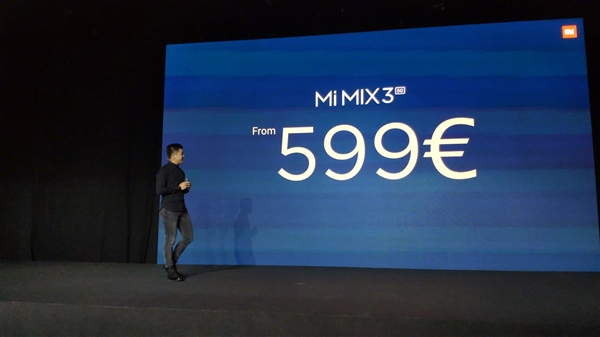 小米MIX3 5G国内该卖多少钱？599欧元没利润