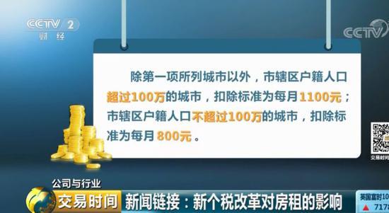 除第一项所列城市以外，市辖区户籍人口超过100万的城市，扣除标准为每月1100元；市辖区户籍人口不超过100万的城市，扣除标准为每月800元。
