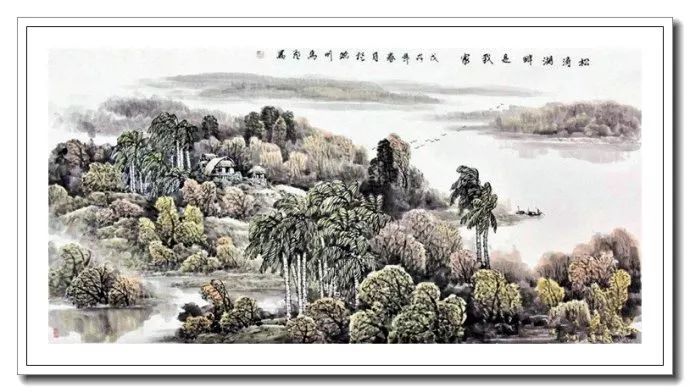 椰风海韵--马飞海南山水画