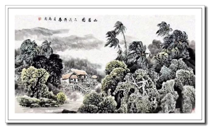 椰风海韵--马飞海南山水画