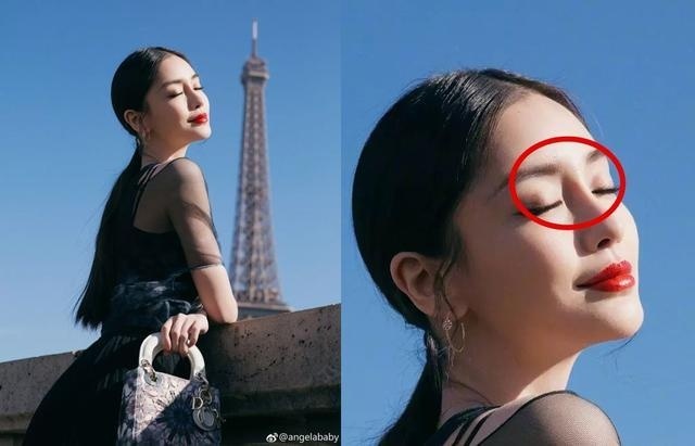 杨颖现身时装周,路透视频中颜值下跌,被网友吐