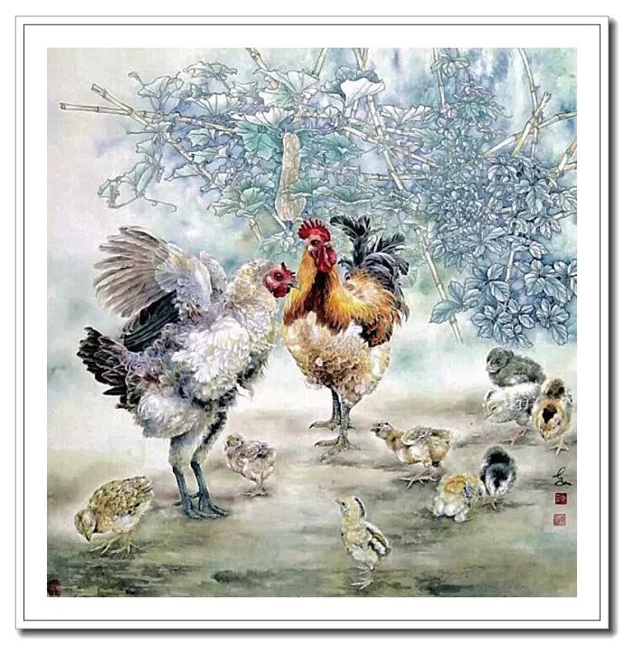 以工写神--陈东山工笔花鸟画