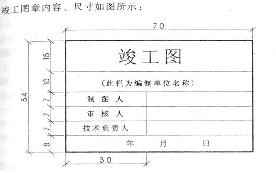 竣工图类型内容与要求