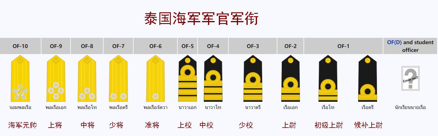 泰国军队制服帅气,军衔警衔相似好辨认,设置元帅军衔更显霸气