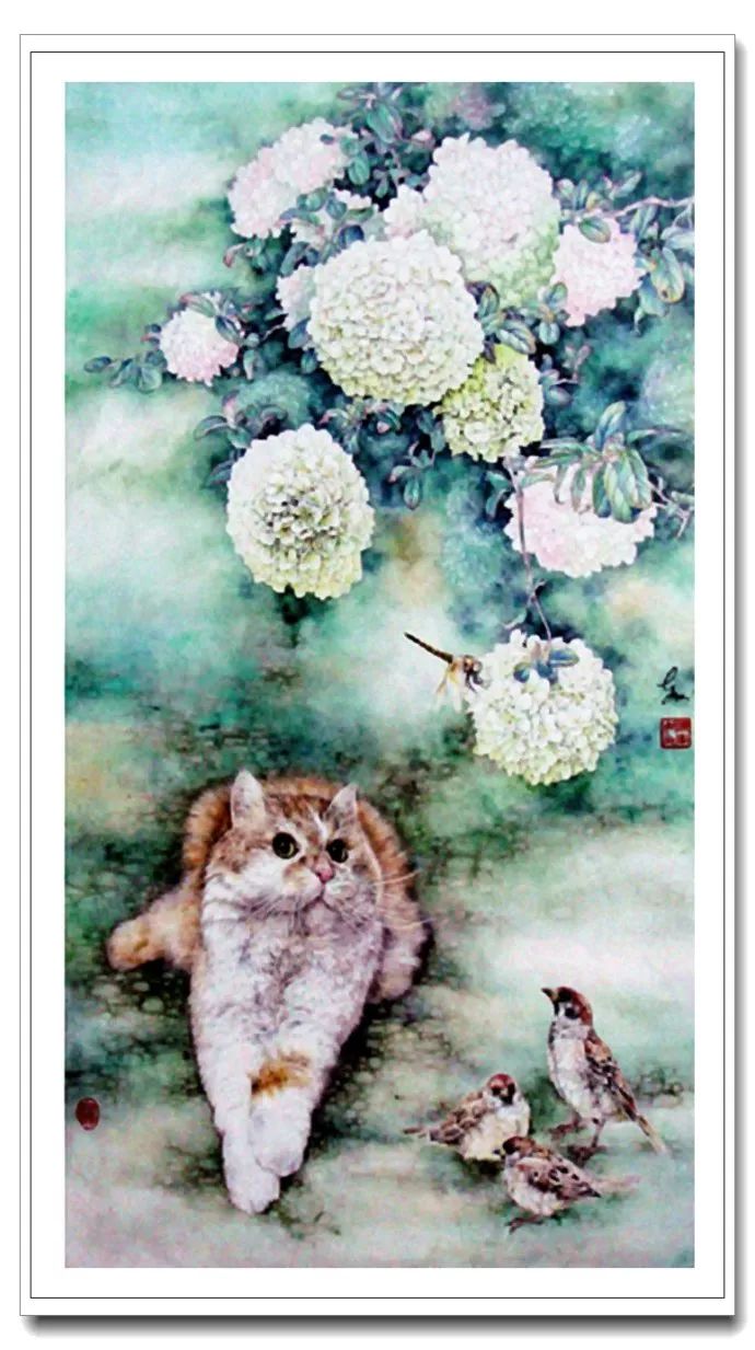 以工写神--陈东山工笔花鸟画