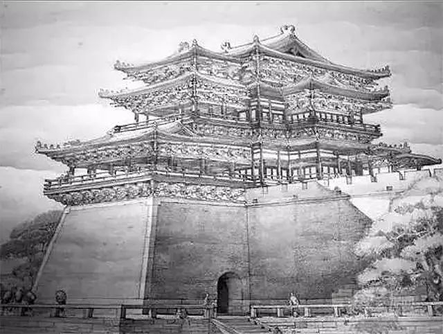 据当时的滕王阁重建工程总建筑设计师陈星文说,梁思成绘制的图纸是