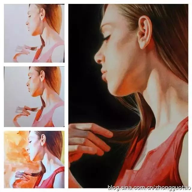 把水彩人物画得这么超写实,绝对牛!!!!!
