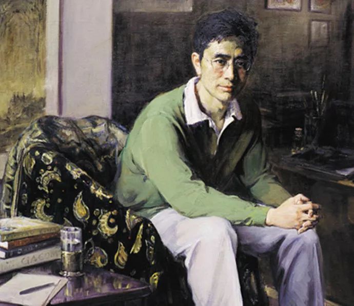 幽雅清丽--全山石人物肖像油画